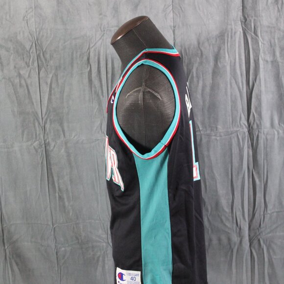 Vancouver Grizzlies Jersey (VTG) - Mike Bibby 10 by Champion - Men's Size 40 - Picture 5 of 11